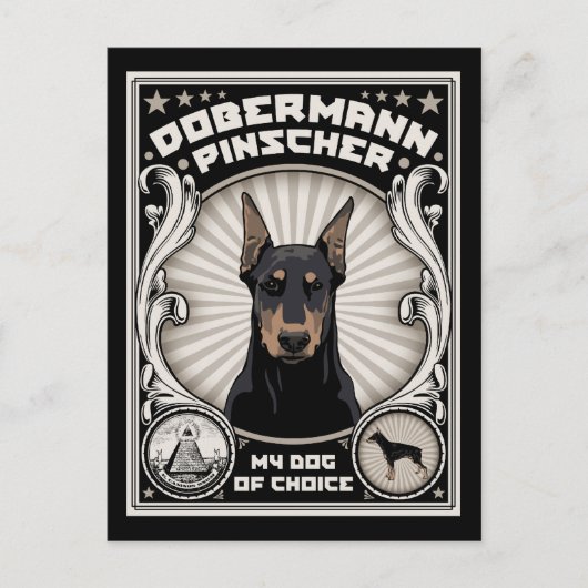 Carte Postale Chien de choix (Devant)