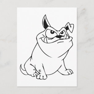 Carte Postale Chien de dessin