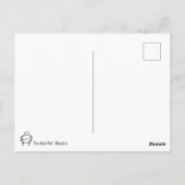 Carte Postale Chien de dessin animé souriant (Dos)