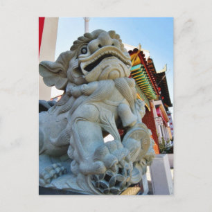 Carte Postale Chien de Foo dans Chinatown à Los Angeles