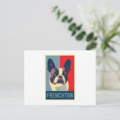 Carte Postale Chien de Frenchton (Debout devant)