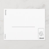 Carte Postale Chien de Frisbee (Dos)