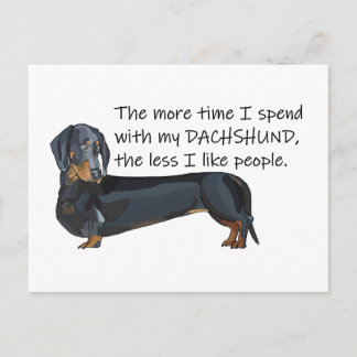 Carte Postale Chien de Funny