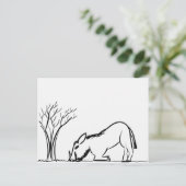 Carte Postale Chien de guerre (Debout devant)