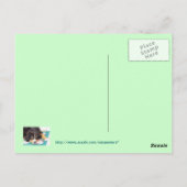 Carte postale Chien de Montagne Bernese (Dos)