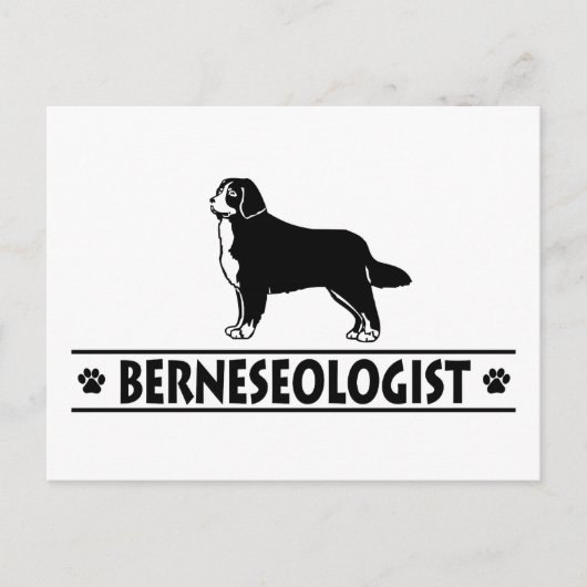 Carte Postale Chien de montagne bernois (Devant)