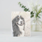 Carte Postale Chien de montagne bernois (Debout devant)