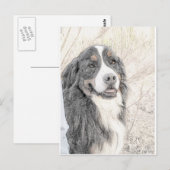 Carte Postale Chien de montagne bernois (Devant / Derrière)