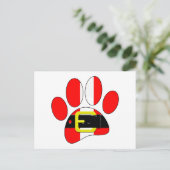 Carte Postale Chien de Noël (Debout devant)