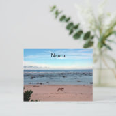 Carte Postale chien de plage de nauru (Debout devant)