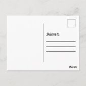 Carte Postale Chien de Poméranie orange à la plage (Dos)