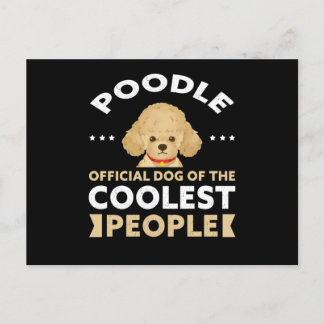 Carte Postale Chien De Poodle Du Plus Coolé | Poodles du proprié