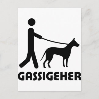 Carte Postale Chien de randonnée de Gassigeher chassé