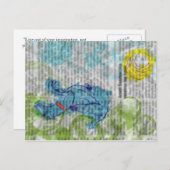 Carte Postale Chien de rêve (Devant / Derrière)