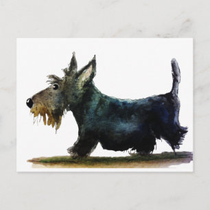 Carte Postale Chien de Scottie