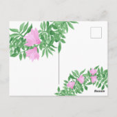 Carte Postale Chien de taureau français. Joyeux anniversaire (Dos)