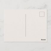 Carte Postale Chien de taureau français Valentines (Dos)