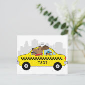 Carte Postale Chien de taxi de New York (Debout devant)
