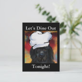 Carte Postale Chien de Terre-Neuve (Debout devant)