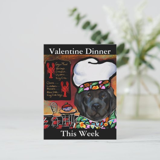 Carte Postale Chien de Terre-Neuve (Debout devant)