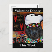 Carte Postale Chien de Terre-Neuve (Devant / Derrière)