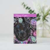 Carte Postale Chien de Terre-Neuve (Debout devant)
