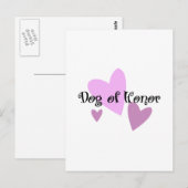 Carte Postale Chien d'honneur (Devant / Derrière)