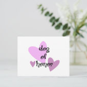 Carte Postale Chien d'honneur (Debout devant)