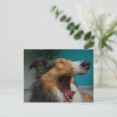 Carte Postale Chien d'hurlement (Debout devant)