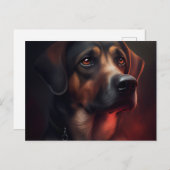 Carte Postale Chien Divers (Devant / Derrière)