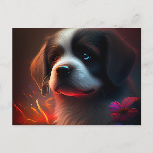 Carte Postale Chien Divers (Devant)