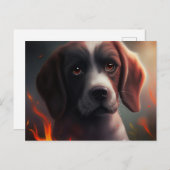 Carte Postale Chien Divers (Devant / Derrière)