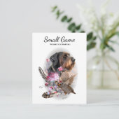 Carte Postale Chien d'oiseaux, chasse à la bécasse (Debout devant)