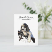 Carte Postale Chien d'oiseaux, chasse à la bécasse (Debout devant)