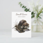 Carte Postale Chien d'oiseaux, chasse à la bécasse (Debout devant)