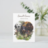 Carte Postale Chien d'oiseaux, chasse aux faisans (Debout devant)