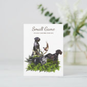 Carte Postale Chien d'oiseaux, Jeu de l'Upland Chasse aux oiseau (Debout devant)