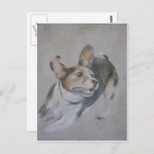 Carte Postale Chien écarlate :  Exécution (Devant / Derrière)