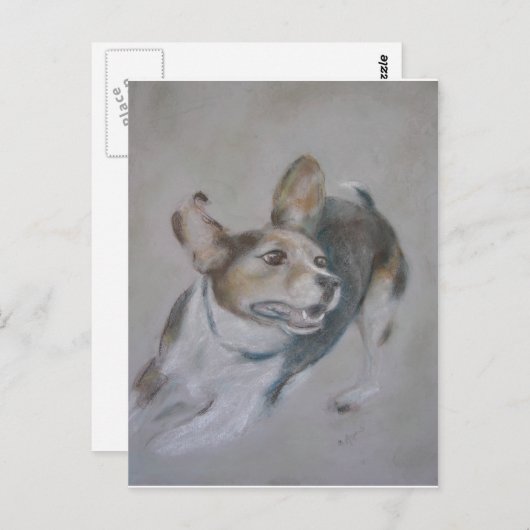 Carte Postale Chien écarlate :  Exécution (Devant / Derrière)
