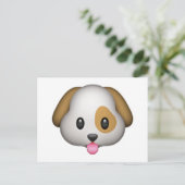 Carte Postale Chien - Emoji (Debout devant)