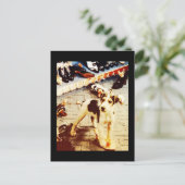 Carte Postale Chien et chaussures (Debout devant)