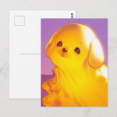 Carte Postale Chien fantôme (Devant / Derrière)