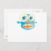 Carte Postale chien fou (Devant / Derrière)