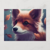 Carte Postale Chien Fox (Devant)