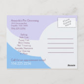 Carte Postale Chien Groomer Shabby Westie Publicité Mailer (Dos)