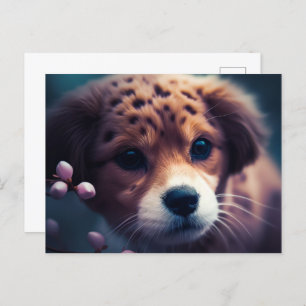 Carte Postale Chien Guépard