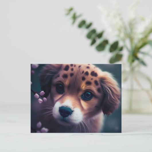Carte Postale Chien Guépard (Debout devant)