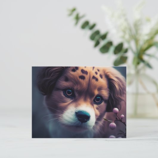 Carte Postale Chien Guépard (Debout devant)