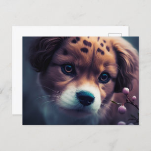 Carte Postale Chien Guépard