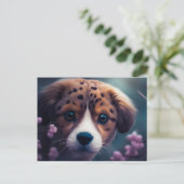 Carte Postale Chien Guépard (Debout devant)